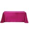 FUCHSIA Sequined 90x156" RECTANGLE TABLECLOTH Designer Wedding Party Linens